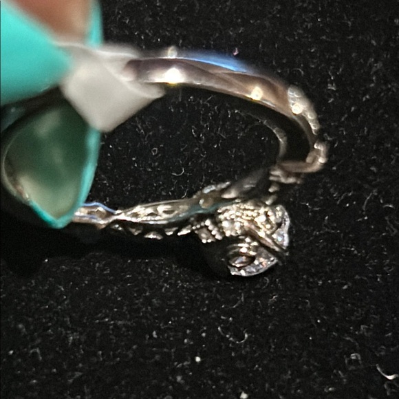 925 TG Moissanite 1/2 Carat Diamond Ring Sz 7 - Picture 13 of 14